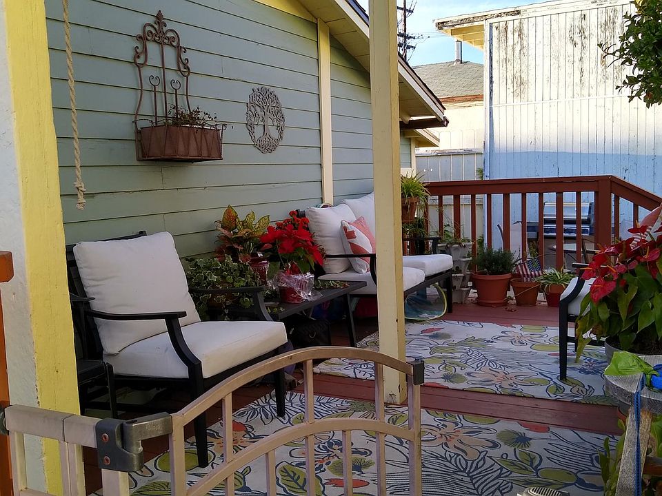 Front Porch, looking towards side yard