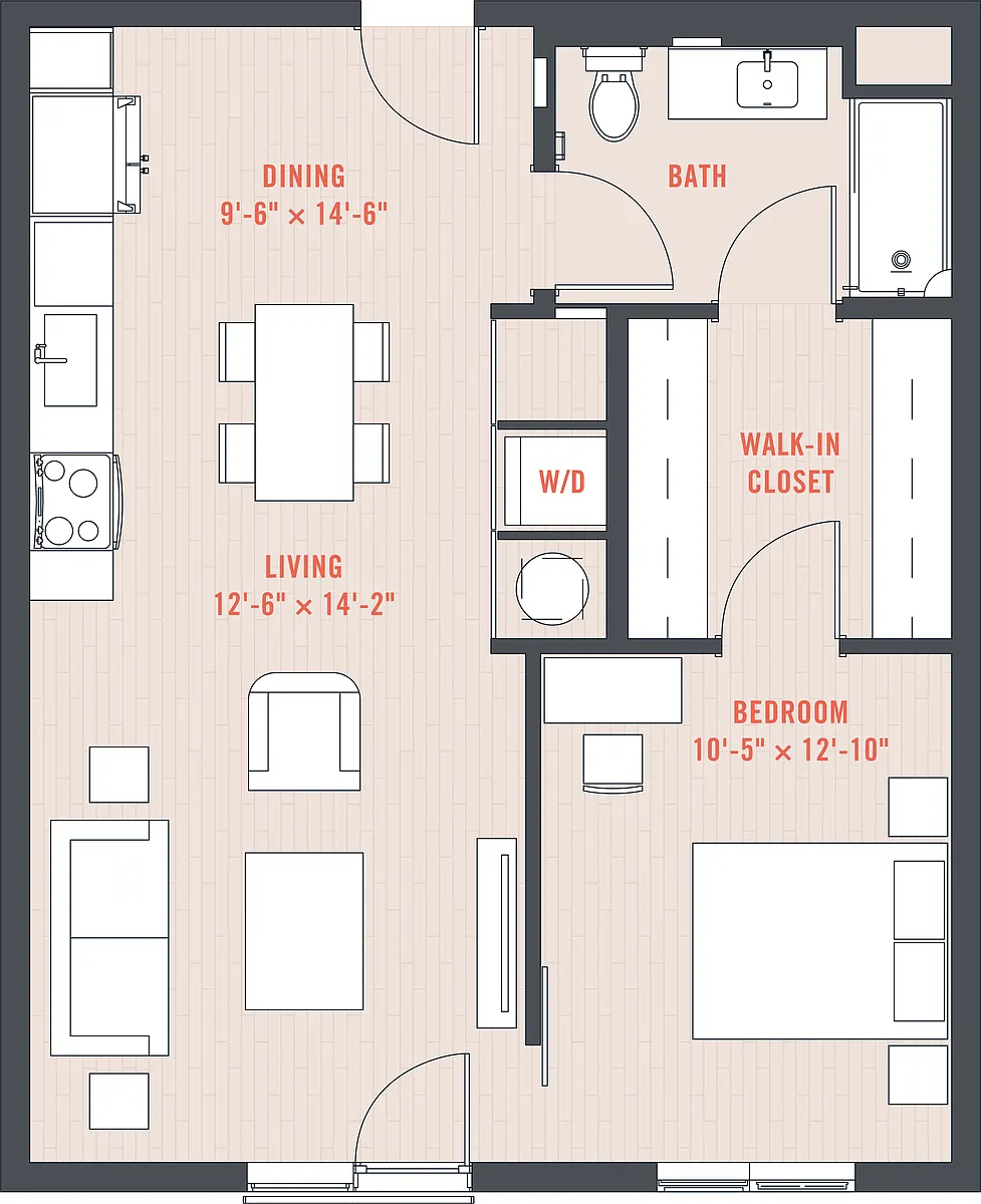 Floor plan A1E