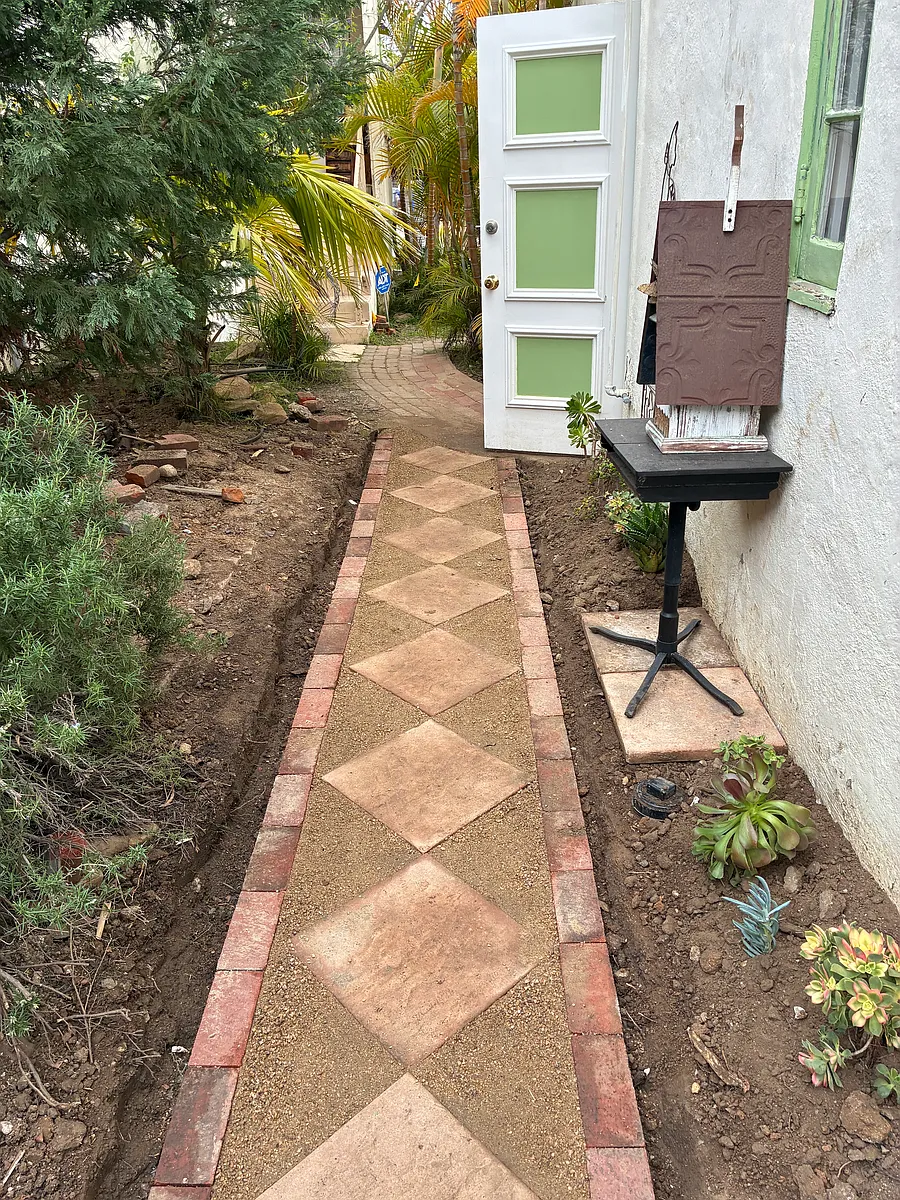 View of the walkway and outdoor space - 4038 N Hempstead Cir