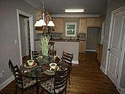 breakfast area and view to the kitchen