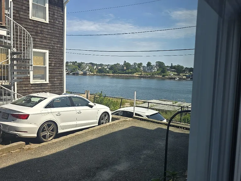 Water view of the harbor from the front bedroom