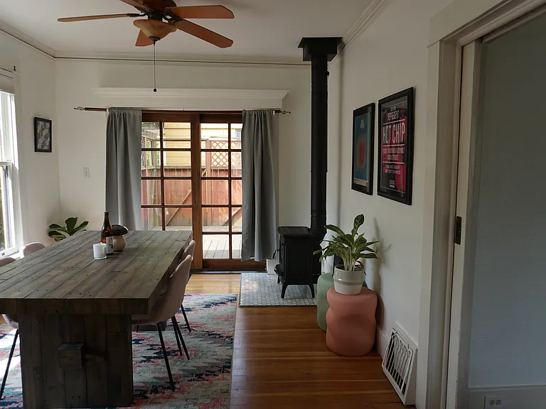 Dining room + Entryway