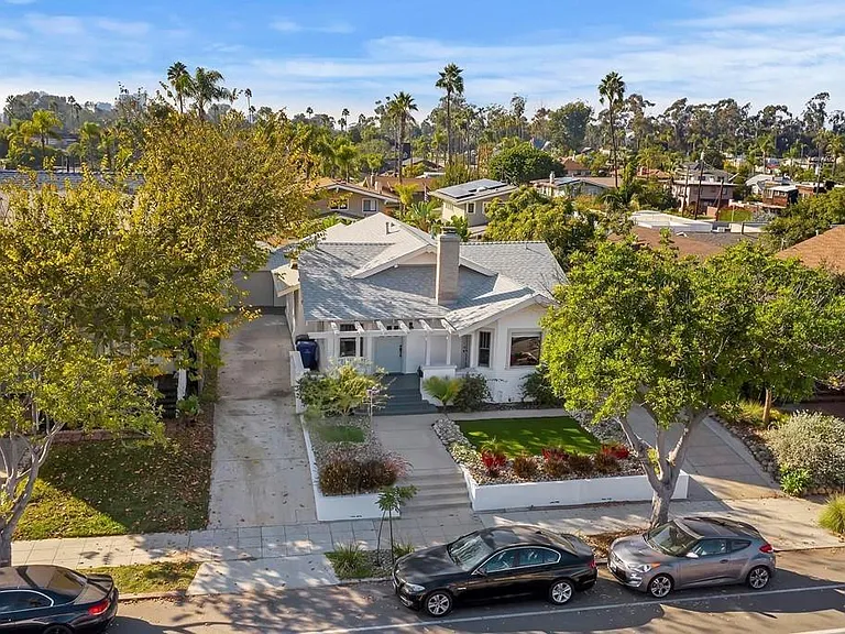 Ariel view of the property facing West