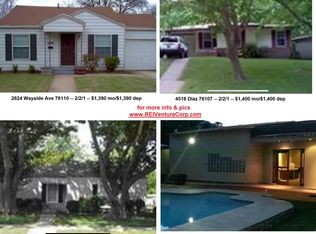 2713 Wayside Ave #A, Fort Worth, TX 76110