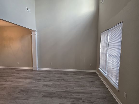 Double story open living room