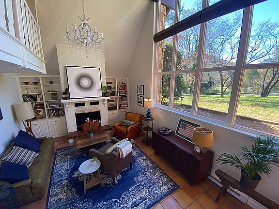 bright, soaring family room