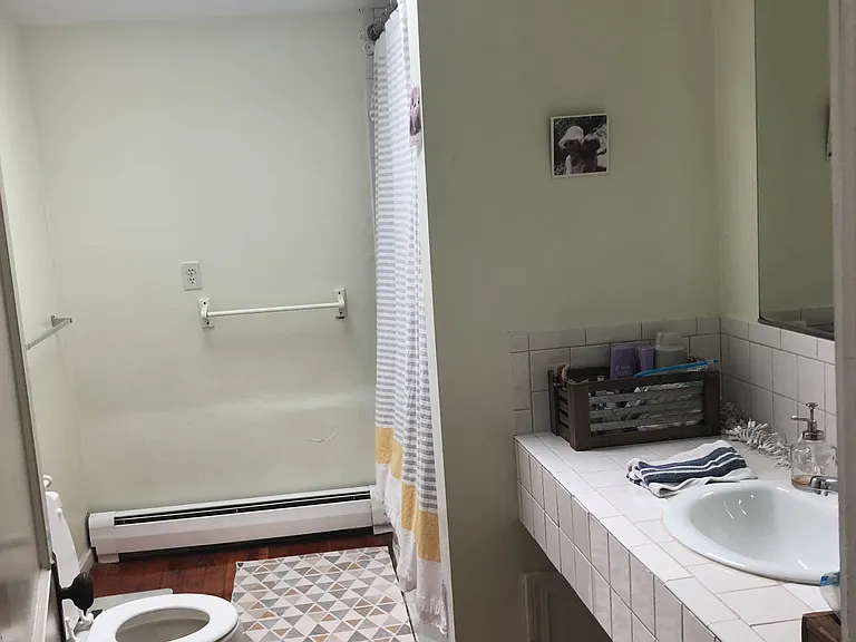 Bathroom with skylight