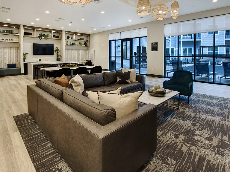 Modern design throughout community.