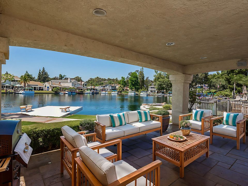 View from the patio overlooking the picturesque lake