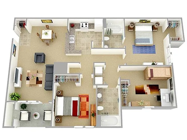 Floor plan THE CANTERBURY (C)