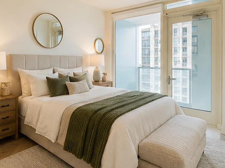 Room with the balcony
