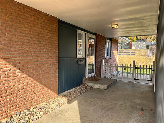 Breezeway provides protection from the weather and easy access to the garage and patio.