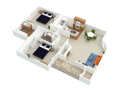 Floor plan The Dahlia