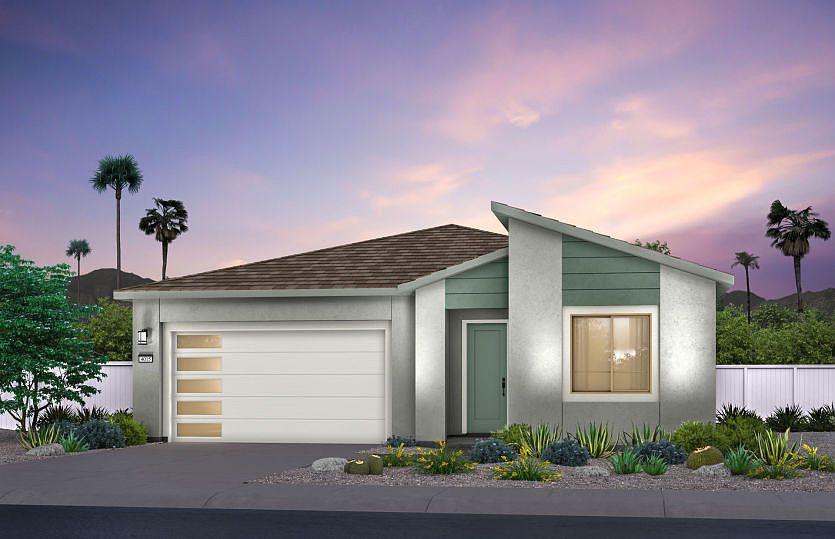 Brownstone Mid Century Elevation B