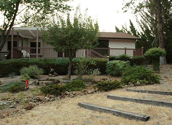Looking north at back deck