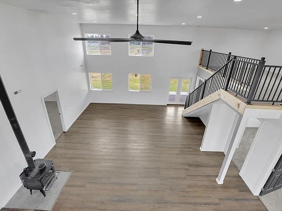 Living room view from loft