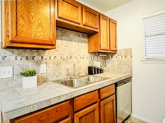 Double sink, dishwasher, & plenty of prep space!