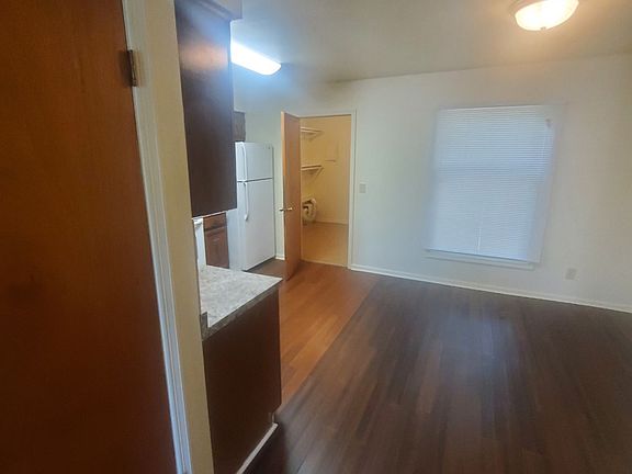 View of Dining Room and Kitchen from Living Room