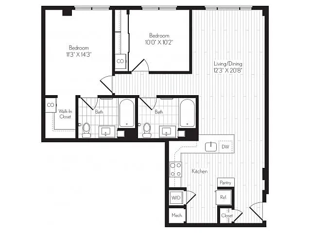 Floor plan B02