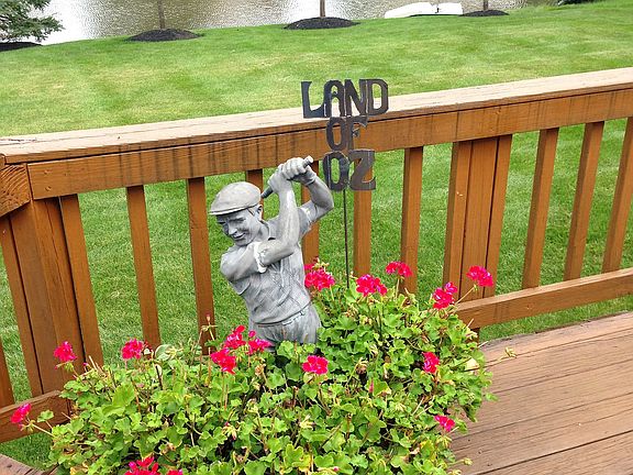 A deck view of the pond
