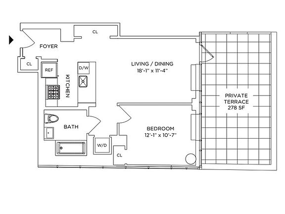 2nd image of 86 Fleet Pl APT 2G