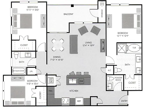 Floor plan C1