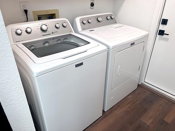 Full size washer and dryer