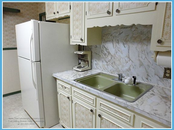 Kitchen with Refrigerator