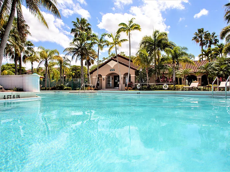 Large resort inspired pool
