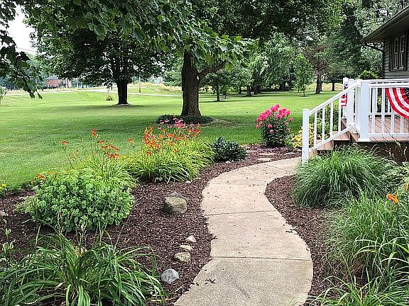Sidewalk to front door
