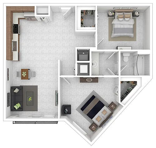 Floor plan Petunia + Den (B2)