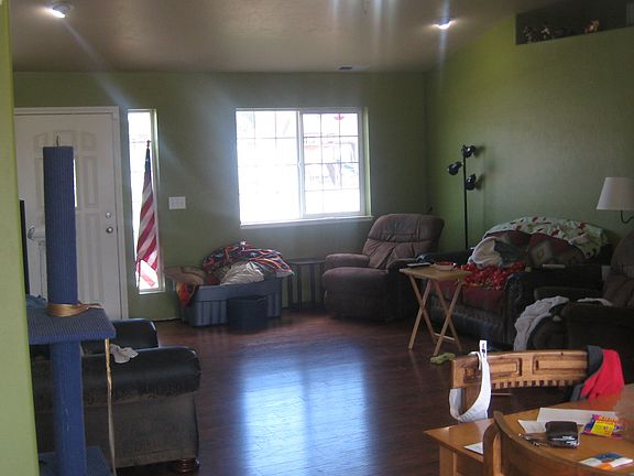 View from back sliding glass door