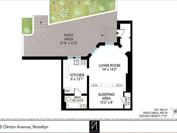 2nd image of 278 Clinton Ave APT 2