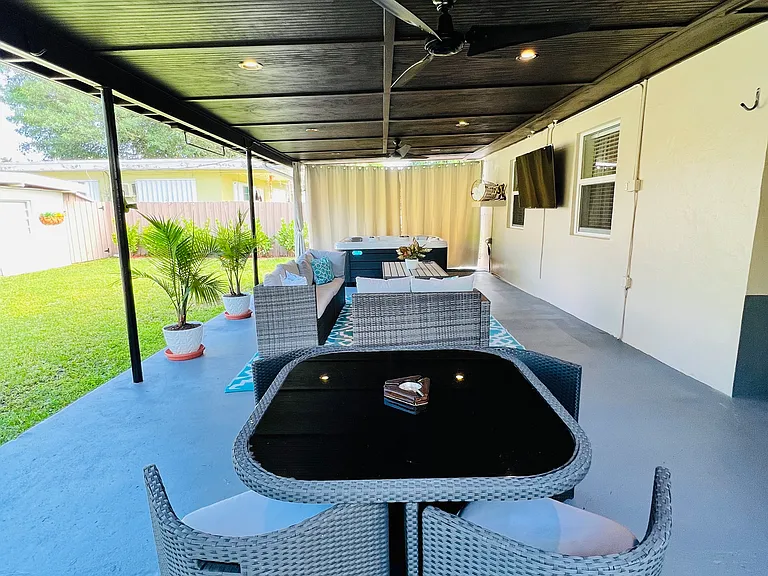 Outdoor covered patio