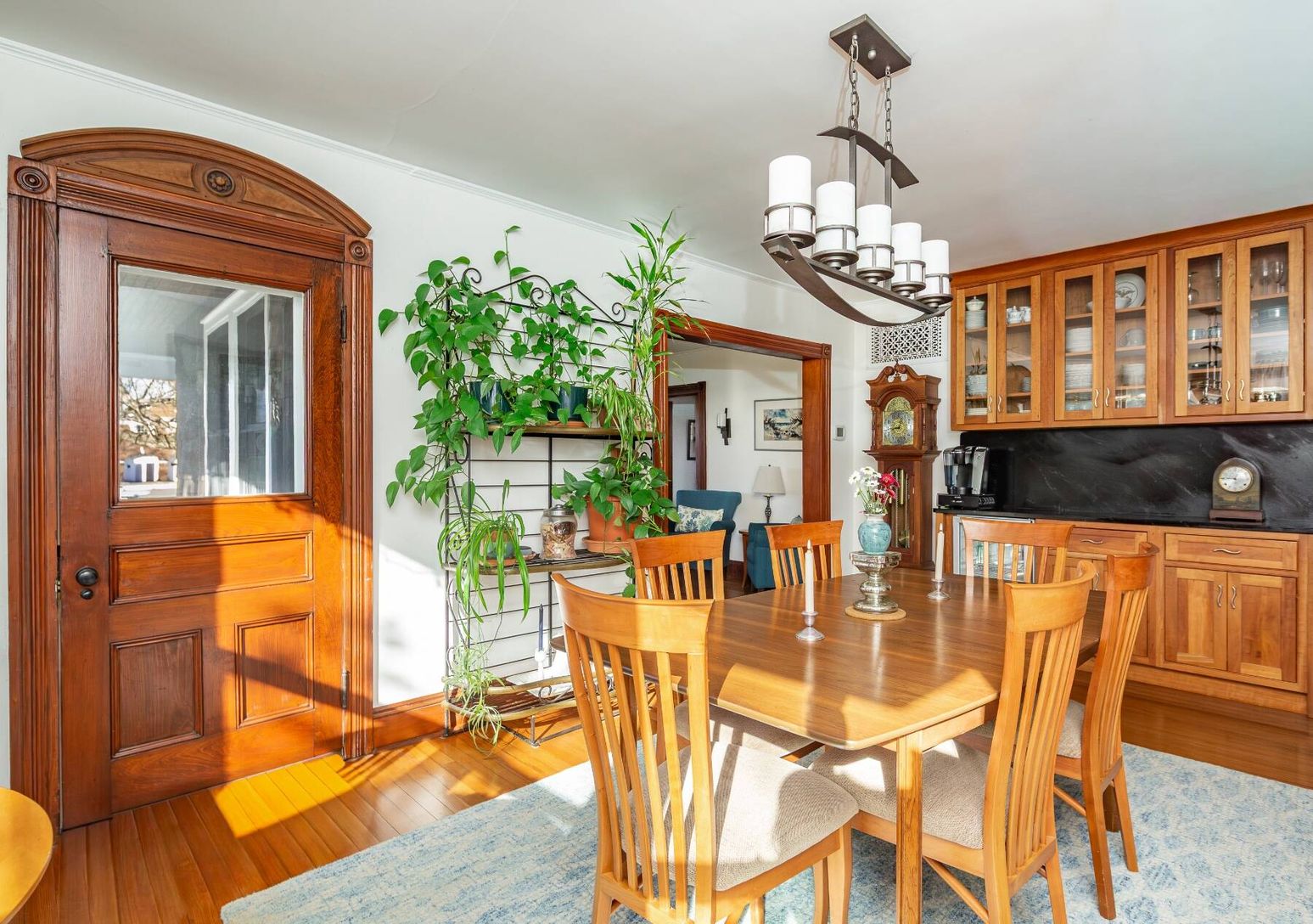 Formal Dining Room with Door to Porch