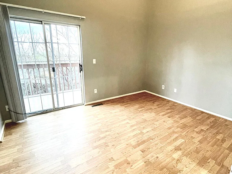 Master bedroom with private balcony