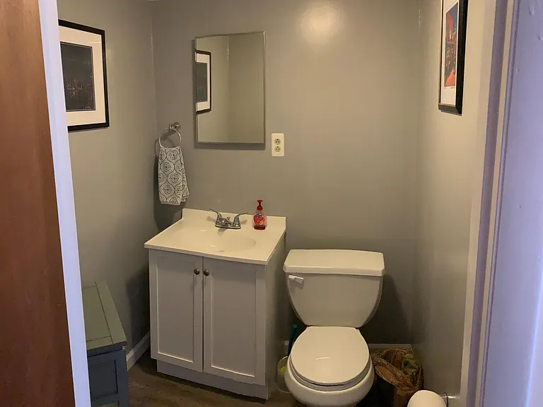 Basement bathroom