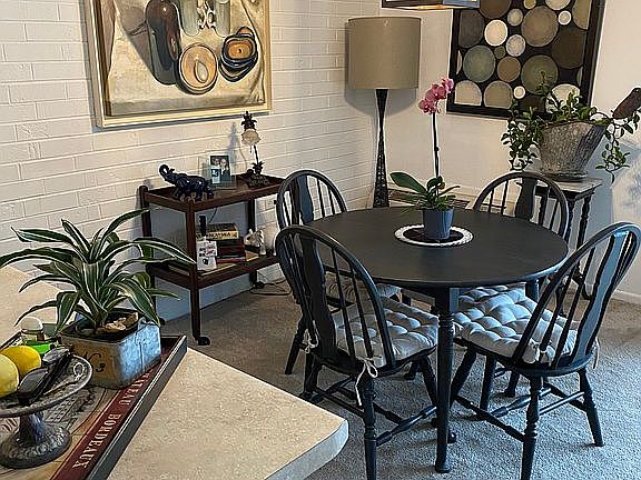 Separate dining area 