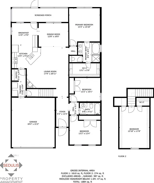 4 bed, 2.0 bath, 1884 sqft, $2,300 — Photo 4
