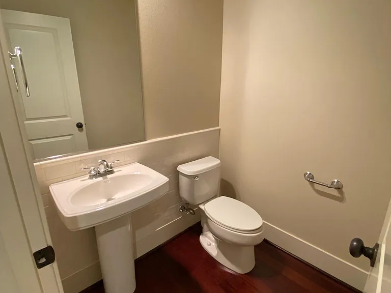1/2 Bath on Main Floor