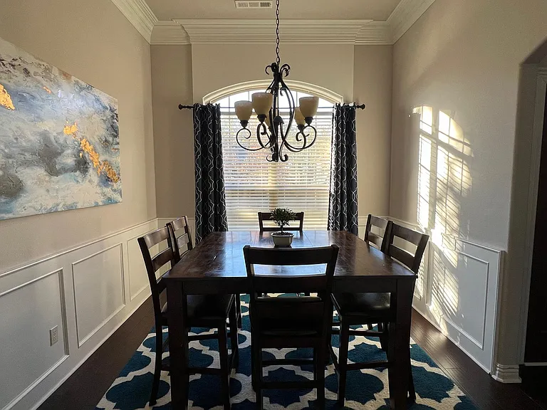 Dinning Room with beautiful large windows.