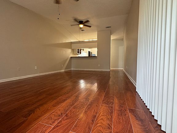 Spacious living room and kitchen