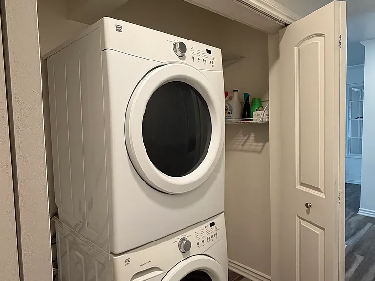 Washer and dryer