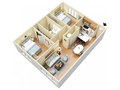 Floor plan Oak