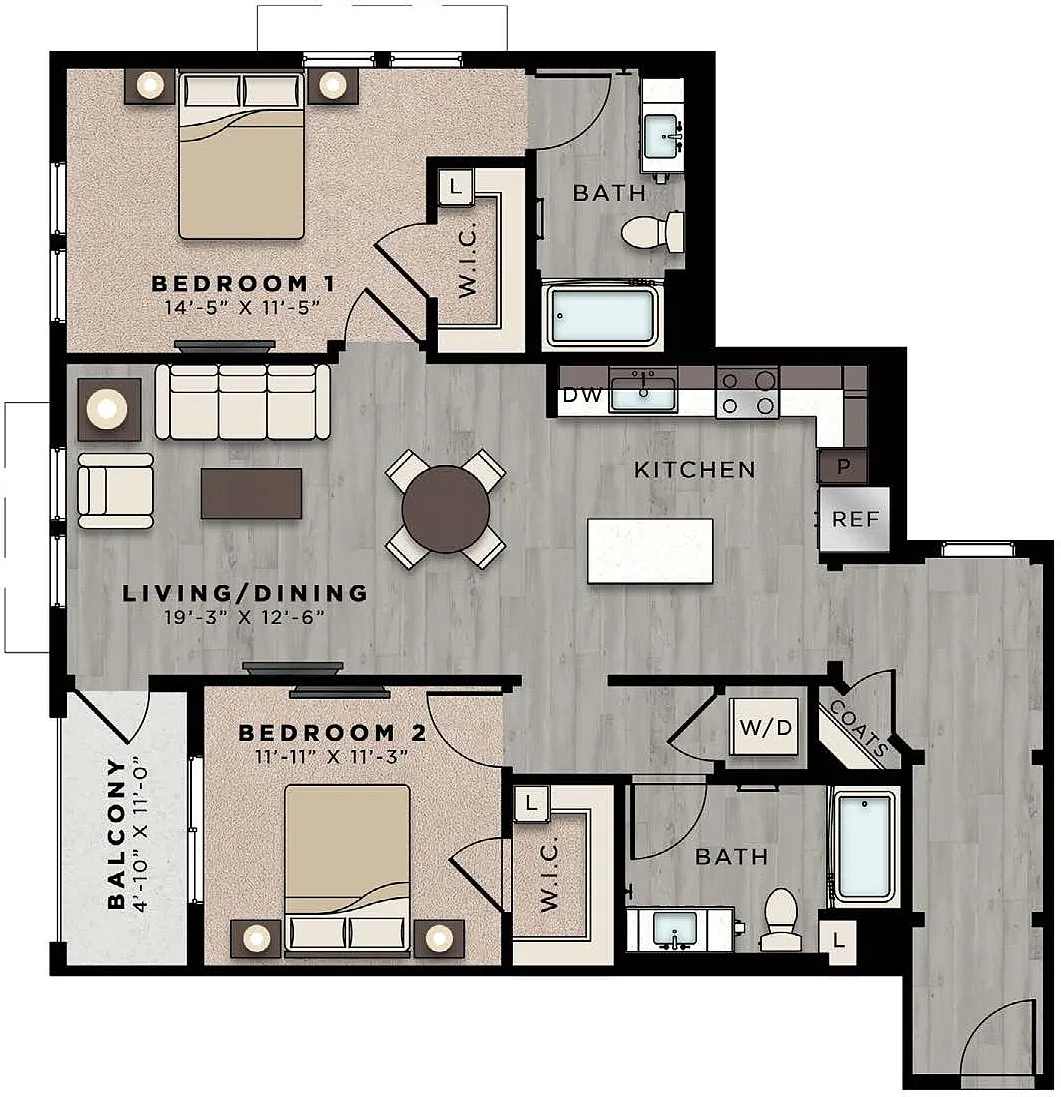 Floor plan CA124-B7-1272