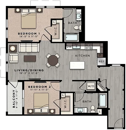 Floor plan CA124-B7-1272