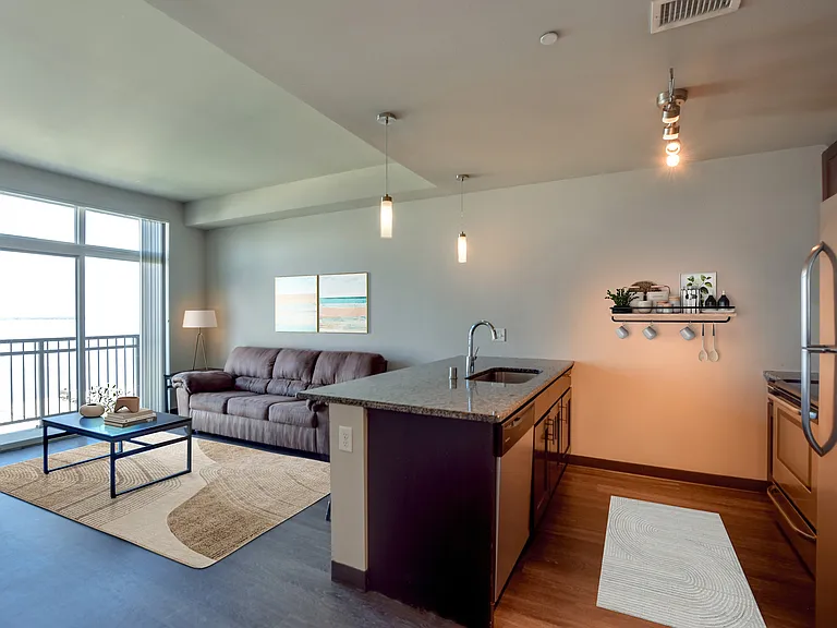 Living Room & Kitchen