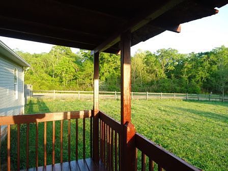 View from Back deck to the left of house