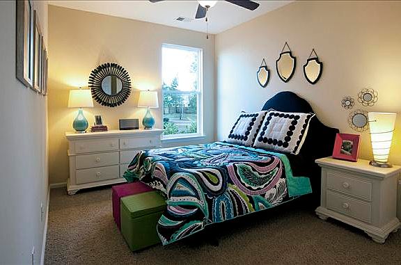 roomy secondary bedrooms