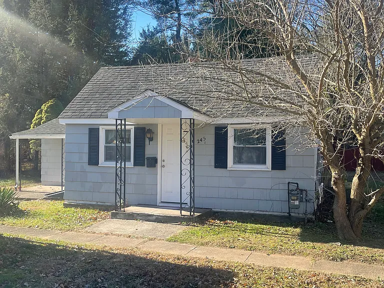 Front view of house